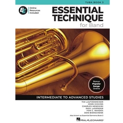 Essential Elements for Band, Book 3 (Essential Technique 2025 Edition) - Tuba