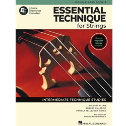 Essential Elements for Strings, Book 3 (Essential Technique 2025 Edition) - Double Bass