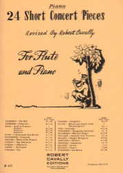 24 Short Concert Pieces - Piano Accompaniment ONLY