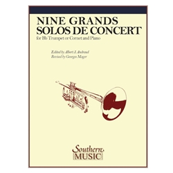 9 Grands Solos de Concert - Trumpet or Cornet and Piano