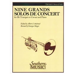 9 Grand Solos de Concert for Trumpet - Trumpet Part