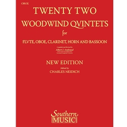 22 Woodwind Quintets - Oboe