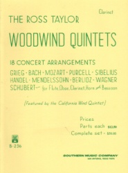 Ross Taylor Woodwind Quintets - Clarinet