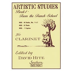 Artistic Studies, Vol. 1 (from the French School) - Clarinet