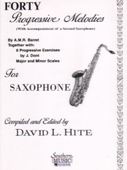 Forty Progressive Melodies - Saxophone