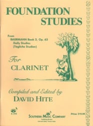 Foundation Studies from Baermann Book 3, Op. 63 - Clarinet