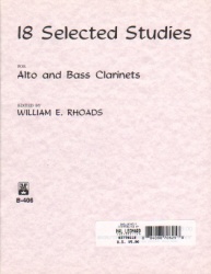 18 Selected Studies - Alto Clarinet (or Bass Clarinet)