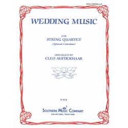 Wedding Music for String Quartet - Cello Part