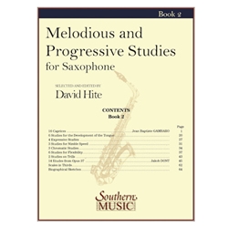 Melodious and Progressive Studies, Vol. 2 - Saxophone