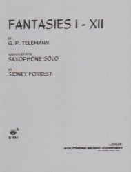 Fantasies 1-12 - Saxophone Unaccompanied