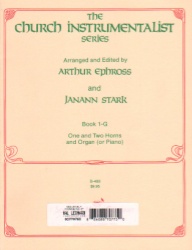 Church Instrumentalist Book 1G - Horn (Solo or Duet) and Organ (or Piano)