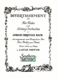 Divertissement for Two Flutes and Orchestra - Flute Duet and Piano
