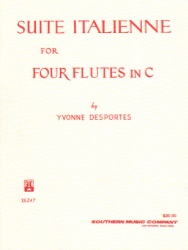 Suite Italienne - Flute Quartet