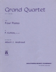 Grand Quartet, Op. 103 for Flute Quartet - Score