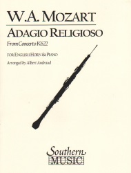 Adagio Religioso from Concerto K. 622 - English Horn and Piano