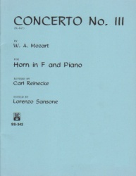 Concerto No. 3 in E-flat Major, K. 447 - Horn and Piano