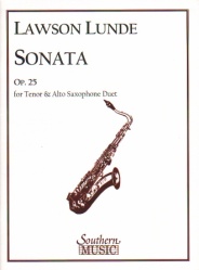 Sonata, Op. 25 - Sax Duet AT