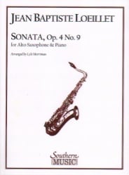 Sonata, Op. 4, No. 9 - Alto Sax and Piano