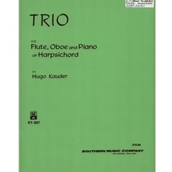 Trio - Flute, Oboe and Piano