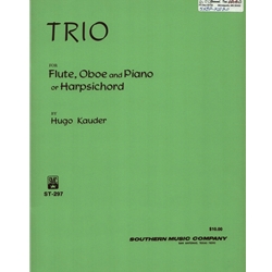 Trio - Flute, Oboe, and Piano