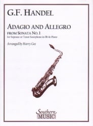 Adagio and Allegro - Soprano (or Tenor) Sax and Piano