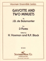 Gavotte and Two Minuets - Flute Trio