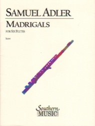 Madrigals for Six Flutes - Score Only