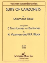 Suite of Canzonets - Trombone Trio