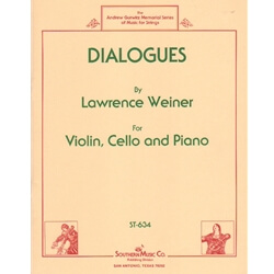 Dialogues - Violin, Cello and Piano (Piano Score and Parts)