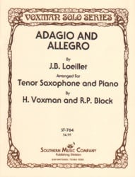 Adagio and Allegro - Tenor Sax and Piano