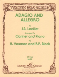 Adagio and Allegro - Clarinet and Piano