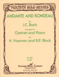 Andante and Rondeau - Clarinet and Piano