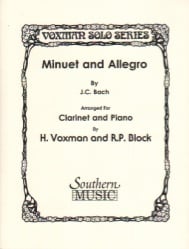 Minuet and Allegro - Clarinet and Piano