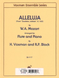 Alleluja from "Exsultate, Jubilate," K. 165 - Flute and Piano