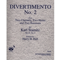 Divertimento, Op. 21 No. 2 - Woodwind Sextet