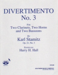 Divertimento, Op. 21, No. 3 - Woodwind Sextet