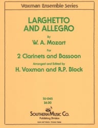 Larghetto and Allegro - 2 Clarinets and Bassoon