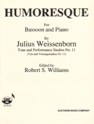 Humoresque Op. 9 No. 2 - Bassoon and Piano