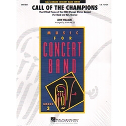 Call of the Champions (2002 Olympics) - Concert Band (and optional Chorus)