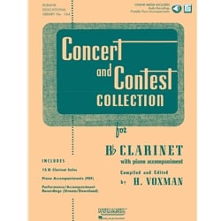 Concert and Contest Collection - Clarinet Part with Online Media