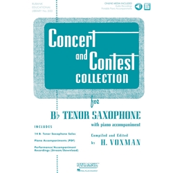 Concert and Contest Collection - Tenor Sax Part with Online Audio