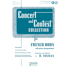 Concert and Contest Collection for Horn - Solo Part with Audio Access