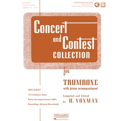 Concert and Contest Collection for Trombone - Solo Part with Online Media