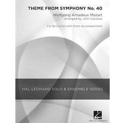 Theme from Symphony No. 40 - Clarinet and Piano