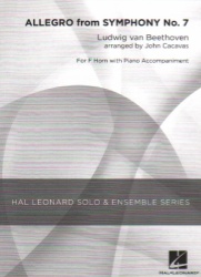 Allegro from Symphony No. 7 - Horn and Piano