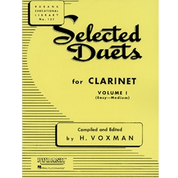 Selected Duets for Clarinet, Volume 1: Easy to Medium