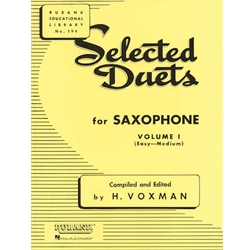 Selected Duets for Saxophone, Vol. 1: Easy to Medium