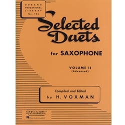 Selected Duets for Saxophone, Vol. 2: Advanced