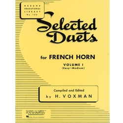 Selected Duets for French Horn, Vol. 1: Easy to Medium