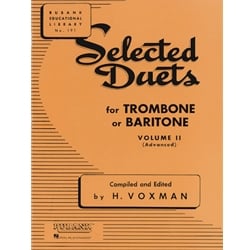 Selected Duets for Trombone or Baritone, Vol. 2: Advanced